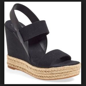 Tory Burch platform wedge espadrilles